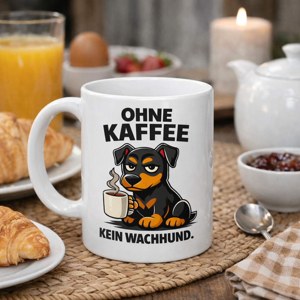 Wachhund Kaffee (Tasse)